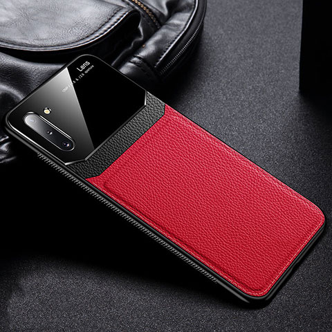 Custodia Silicone Ultra Sottile Morbida 360 Gradi Cover C06 per Samsung Galaxy Note 10 Rosso