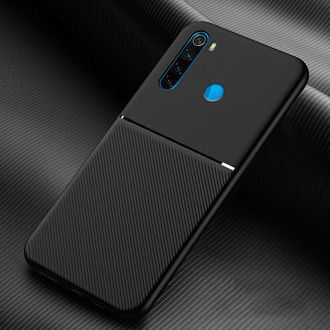 Custodia Silicone Ultra Sottile Morbida 360 Gradi Cover C06 per Xiaomi Redmi Note 8 (2021) Nero