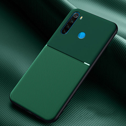 Custodia Silicone Ultra Sottile Morbida 360 Gradi Cover C06 per Xiaomi Redmi Note 8 (2021) Verde