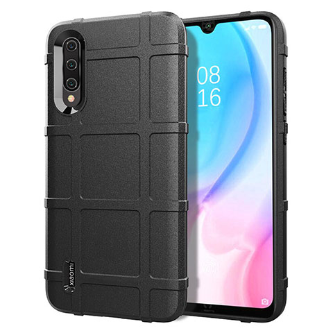 Custodia Silicone Ultra Sottile Morbida 360 Gradi Cover C07 per Xiaomi Mi A3 Nero