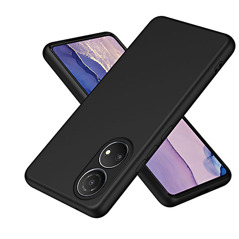 Custodia Silicone Ultra Sottile Morbida 360 Gradi Cover H01P per Huawei Honor X7 Nero