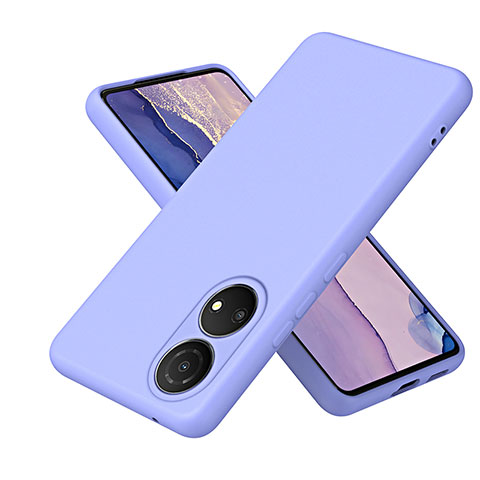 Custodia Silicone Ultra Sottile Morbida 360 Gradi Cover H01P per Huawei Honor X7 Viola