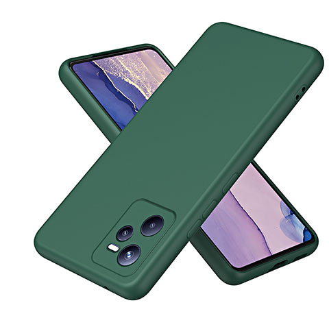 Custodia Silicone Ultra Sottile Morbida 360 Gradi Cover H01P per Realme C35 Verde