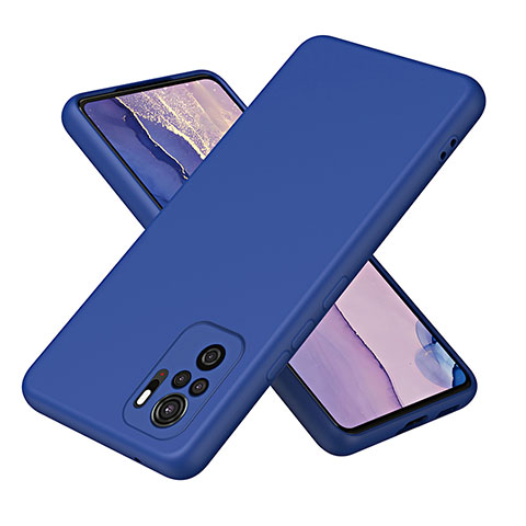 Custodia Silicone Ultra Sottile Morbida 360 Gradi Cover H01P per Xiaomi Poco M5S Blu