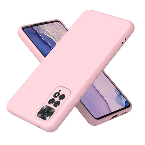 Custodia Silicone Ultra Sottile Morbida 360 Gradi Cover H01P per Xiaomi Redmi Note 11 4G (2022) Oro Rosa