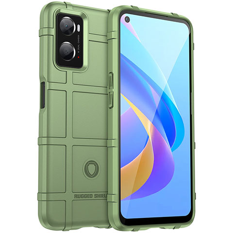 Custodia Silicone Ultra Sottile Morbida 360 Gradi Cover J01S per Oppo A36 Verde