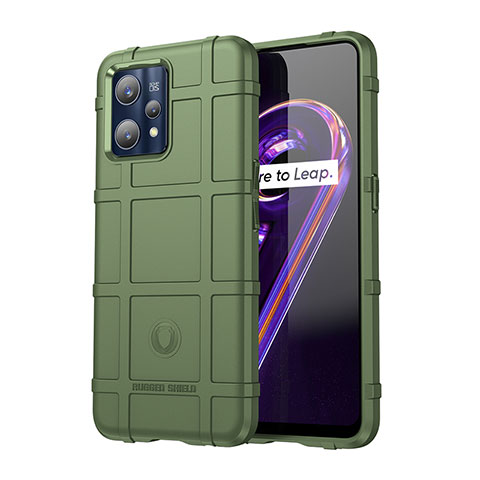 Custodia Silicone Ultra Sottile Morbida 360 Gradi Cover J01S per Realme 9 4G Verde