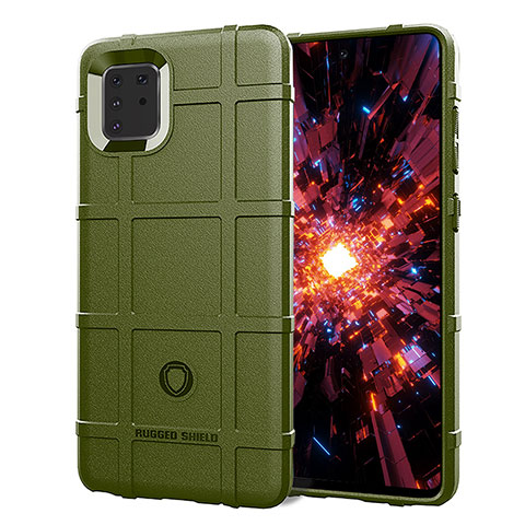 Custodia Silicone Ultra Sottile Morbida 360 Gradi Cover J01S per Samsung Galaxy M60s Verde