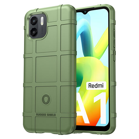 Custodia Silicone Ultra Sottile Morbida 360 Gradi Cover J01S per Xiaomi Poco C50 Verde