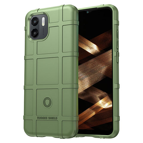 Custodia Silicone Ultra Sottile Morbida 360 Gradi Cover J01S per Xiaomi Poco C50 Verde