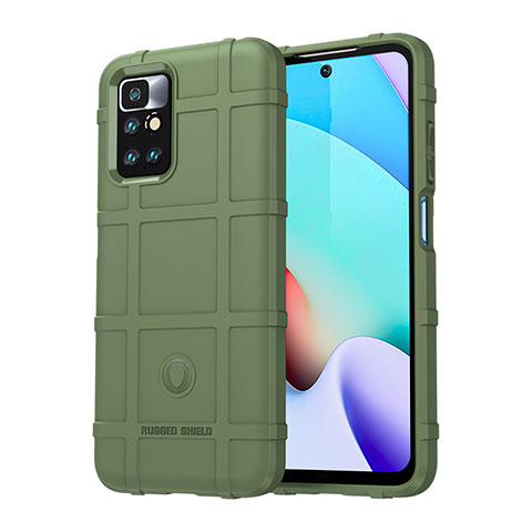 Custodia Silicone Ultra Sottile Morbida 360 Gradi Cover J01S per Xiaomi Redmi 10 (2022) Verde