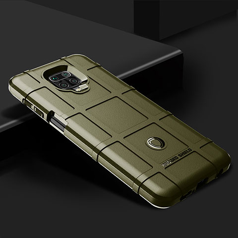 Custodia Silicone Ultra Sottile Morbida 360 Gradi Cover J01S per Xiaomi Redmi Note 9 Pro Max Verde