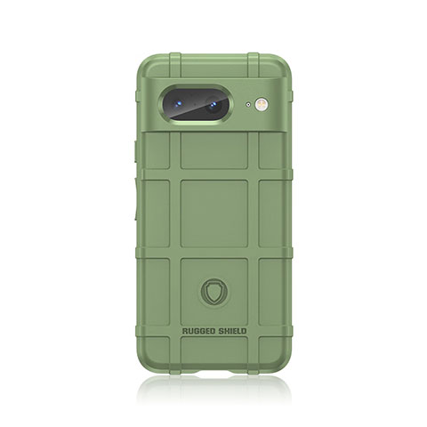 Custodia Silicone Ultra Sottile Morbida 360 Gradi Cover J02S per Google Pixel 8 5G Verde