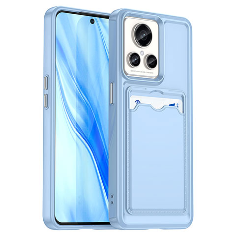 Custodia Silicone Ultra Sottile Morbida 360 Gradi Cover J02S per Realme GT2 Master Explorer Blu