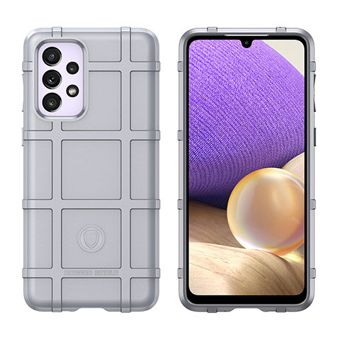 Custodia Silicone Ultra Sottile Morbida 360 Gradi Cover J02S per Samsung Galaxy A33 5G Grigio