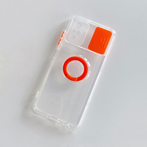Custodia Silicone Ultra Sottile Morbida 360 Gradi Cover MJ1 per Xiaomi Poco M5S Arancione