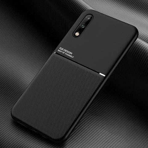 Custodia Silicone Ultra Sottile Morbida 360 Gradi Cover per Huawei Enjoy 10 Nero