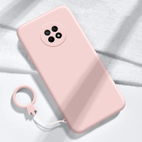 Custodia Silicone Ultra Sottile Morbida 360 Gradi Cover per Huawei Enjoy 20 Plus 5G Rosa