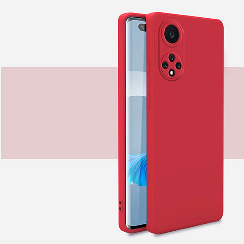 Custodia Silicone Ultra Sottile Morbida 360 Gradi Cover per Huawei Honor 50 Pro 5G Rosso