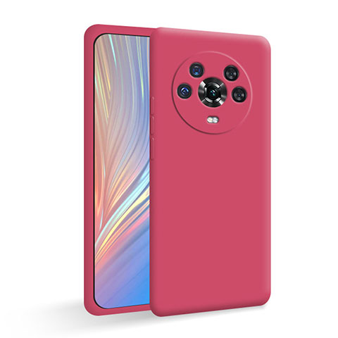 Custodia Silicone Ultra Sottile Morbida 360 Gradi Cover per Huawei Honor Magic4 5G Rosso