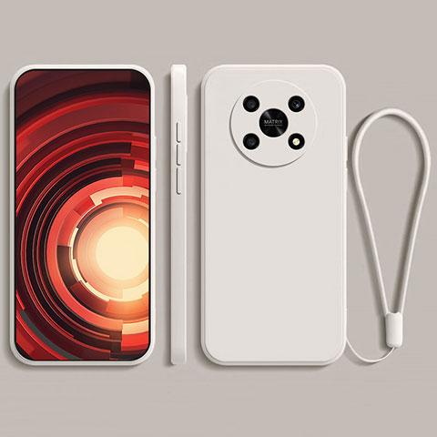 Custodia Silicone Ultra Sottile Morbida 360 Gradi Cover per Huawei Honor Magic4 Lite 5G Bianco