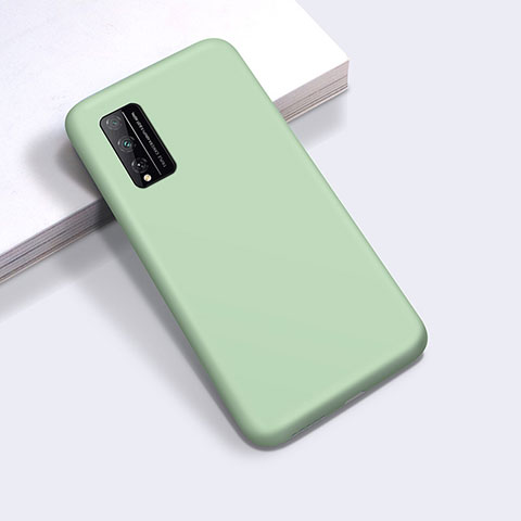 Custodia Silicone Ultra Sottile Morbida 360 Gradi Cover per Huawei Honor Play4T Pro Verde