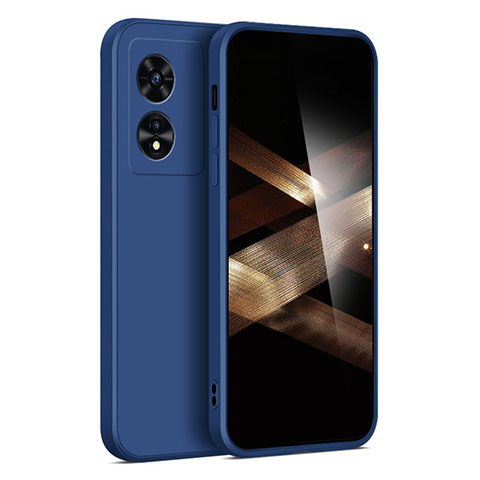 Custodia Silicone Ultra Sottile Morbida 360 Gradi Cover per Huawei Honor X5 Plus Blu