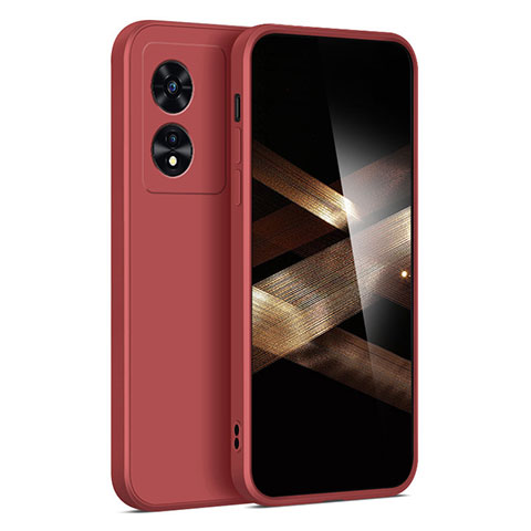 Custodia Silicone Ultra Sottile Morbida 360 Gradi Cover per Huawei Honor X5 Plus Rosso