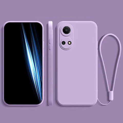 Custodia Silicone Ultra Sottile Morbida 360 Gradi Cover per Huawei Honor X7 Viola