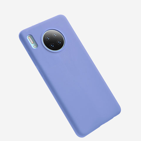 Custodia Silicone Ultra Sottile Morbida 360 Gradi Cover per Huawei Mate 30 Pro Viola