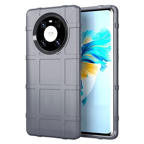 Custodia Silicone Ultra Sottile Morbida 360 Gradi Cover per Huawei Mate 40E Pro 5G Grigio