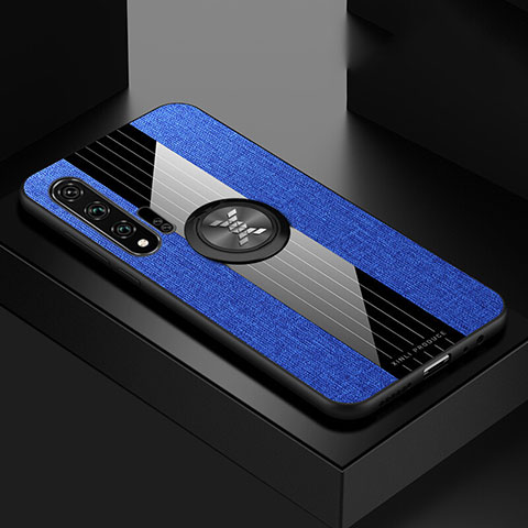 Custodia Silicone Ultra Sottile Morbida 360 Gradi Cover per Huawei Nova 6 Blu