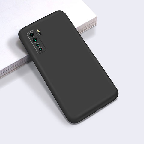 Custodia Silicone Ultra Sottile Morbida 360 Gradi Cover per Huawei Nova 7 SE 5G Nero