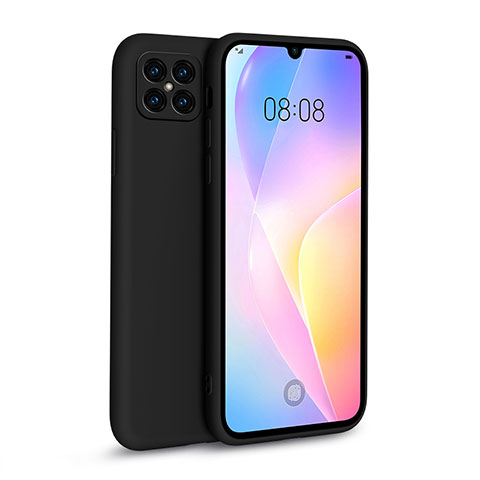 Custodia Silicone Ultra Sottile Morbida 360 Gradi Cover per Huawei Nova 8 SE 5G Nero