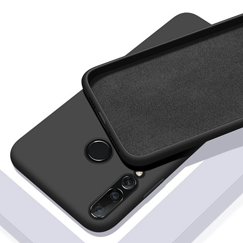 Custodia Silicone Ultra Sottile Morbida 360 Gradi Cover per Huawei P20 Lite (2019) Nero