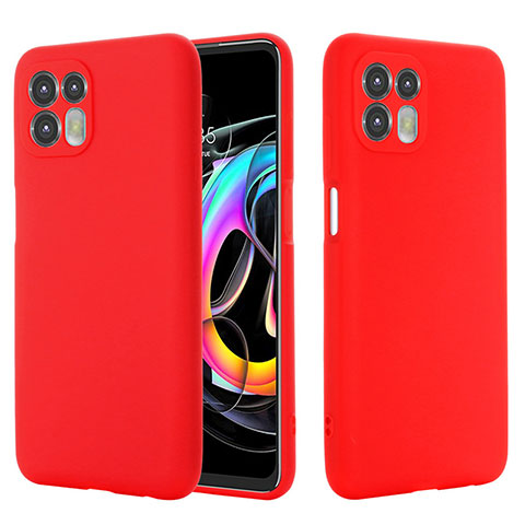 Custodia Silicone Ultra Sottile Morbida 360 Gradi Cover per Motorola Moto Edge 20 Lite 5G Rosso