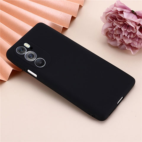 Custodia Silicone Ultra Sottile Morbida 360 Gradi Cover per Motorola Moto Edge X30 5G Nero