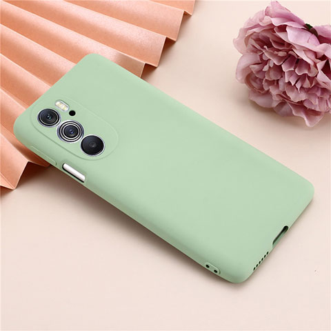 Custodia Silicone Ultra Sottile Morbida 360 Gradi Cover per Motorola Moto Edge X30 5G Verde