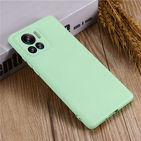 Custodia Silicone Ultra Sottile Morbida 360 Gradi Cover per Motorola Moto Edge X30 Pro 5G Verde