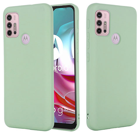 Custodia Silicone Ultra Sottile Morbida 360 Gradi Cover per Motorola Moto G10 Power Verde