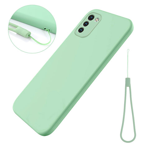 Custodia Silicone Ultra Sottile Morbida 360 Gradi Cover per Nokia G21 Verde