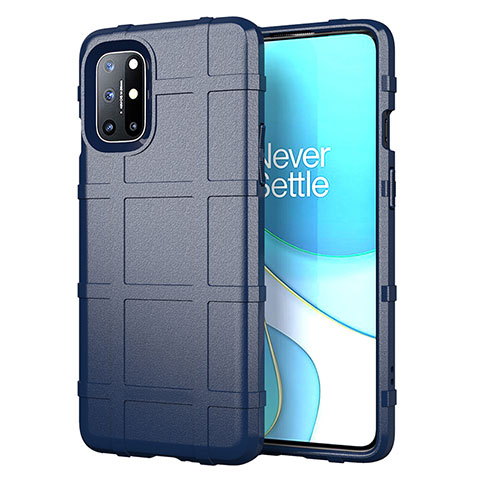 Custodia Silicone Ultra Sottile Morbida 360 Gradi Cover per OnePlus 8T 5G Blu