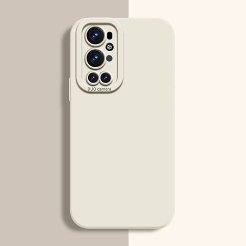 Custodia Silicone Ultra Sottile Morbida 360 Gradi Cover per OnePlus 9 Pro 5G Bianco