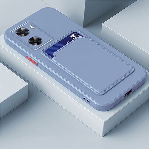 Custodia Silicone Ultra Sottile Morbida 360 Gradi Cover per OnePlus Nord N20 SE Grigio Lavanda