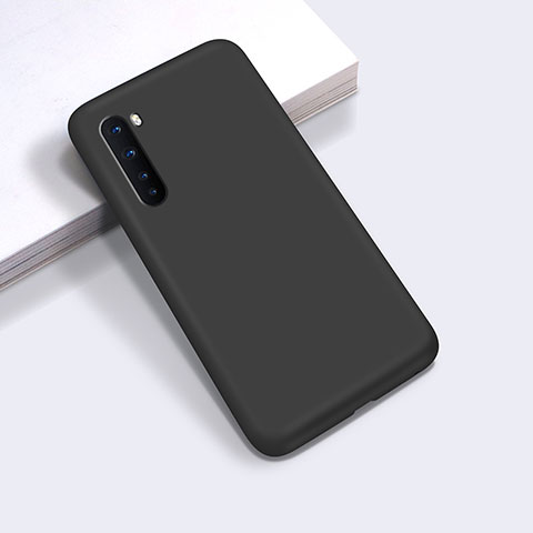 Custodia Silicone Ultra Sottile Morbida 360 Gradi Cover per OnePlus Nord Nero