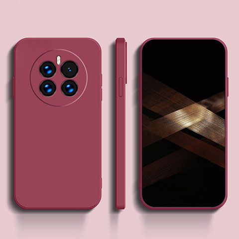 Custodia Silicone Ultra Sottile Morbida 360 Gradi Cover per Oppo A2 Pro 5G Rosa Caldo