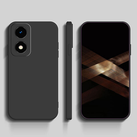 Custodia Silicone Ultra Sottile Morbida 360 Gradi Cover per Oppo A2x 5G Nero