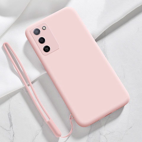 Custodia Silicone Ultra Sottile Morbida 360 Gradi Cover per Oppo A55S 5G Rosa