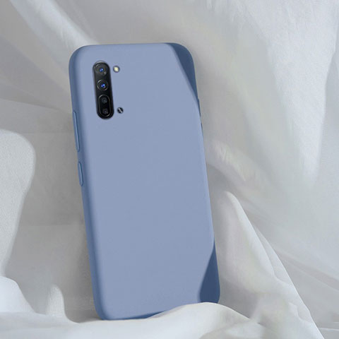 Custodia Silicone Ultra Sottile Morbida 360 Gradi Cover per Oppo F15 Grigio