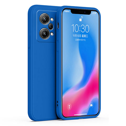 Custodia Silicone Ultra Sottile Morbida 360 Gradi Cover per Oppo K10 Pro 5G Blu